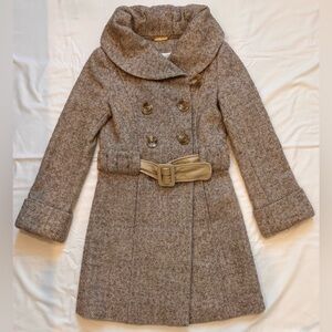 Y2K Guess by Marciano Tweed Coat with Belt